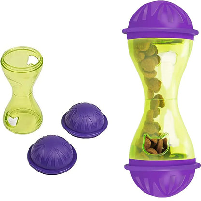 Interactive Cat Food Tumbler Toy and Feeder Ball