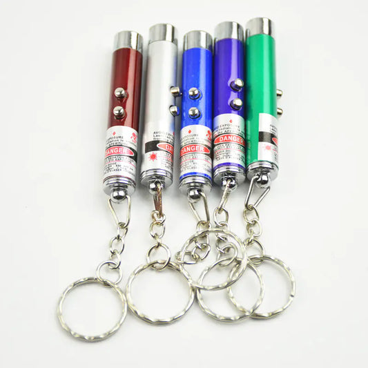 Laser Cat Teaser Stick with LED Infrared Interaction