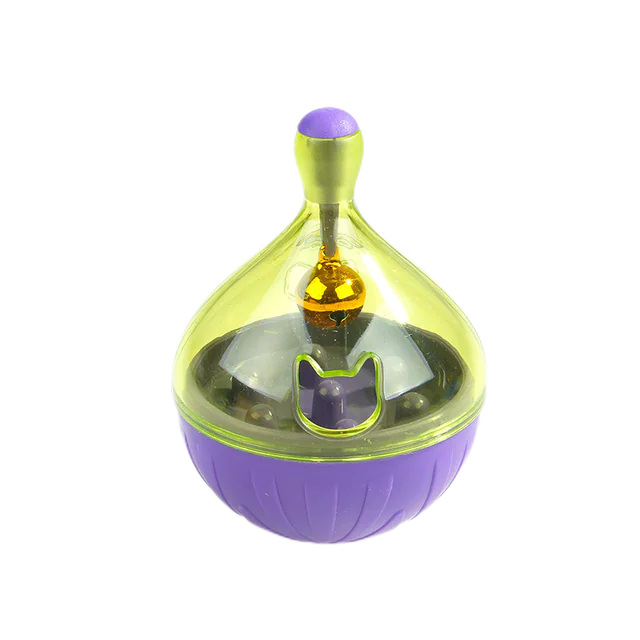 Interactive Cat Food Tumbler Toy and Feeder Ball