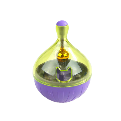 Interactive Cat Food Tumbler Toy and Feeder Ball